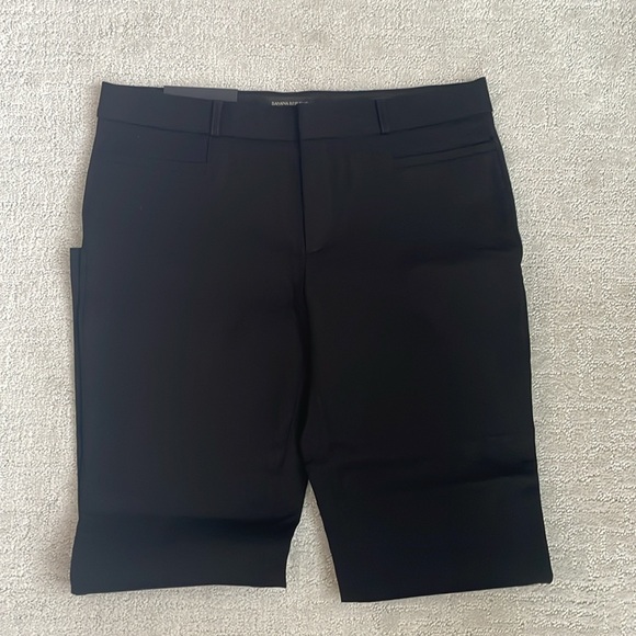 NWT Banana Republic Sloan Black Slacks Size 10 - Picture 2 of 9